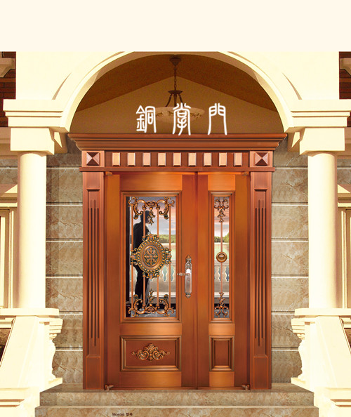 字母铜门